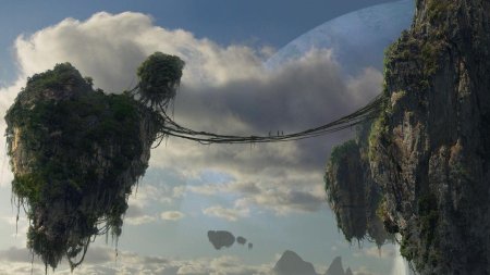 Планета Пандора аватар летающие острова