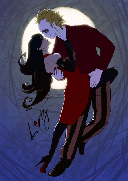 Битлджус и Лидия