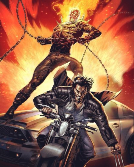 Джонни Блейз Марвел