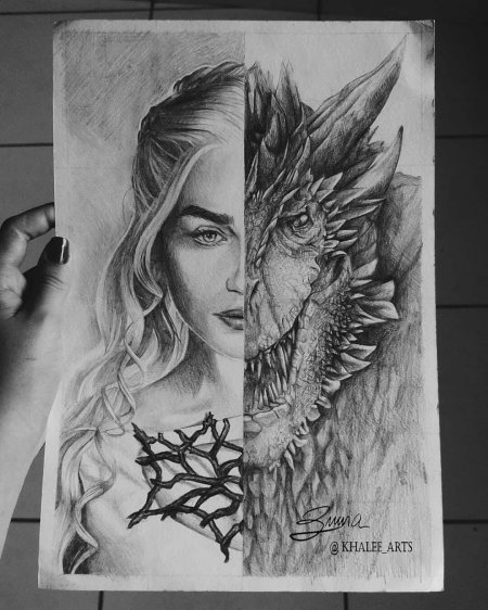 Тату Дракарис игра престолов