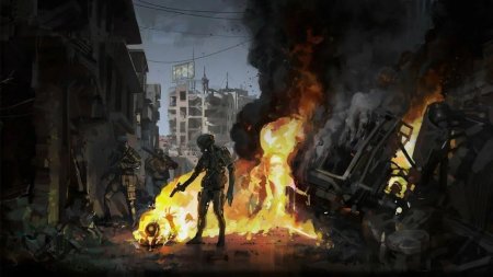 Cyberpunk война Art