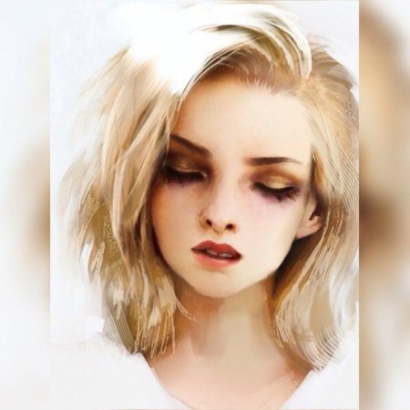 Блондинка арт