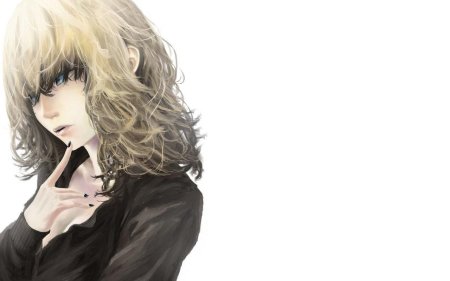 Аниме девушки с кудрявыми волосами