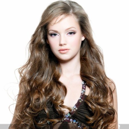 Красивые девушки с длинными волосами