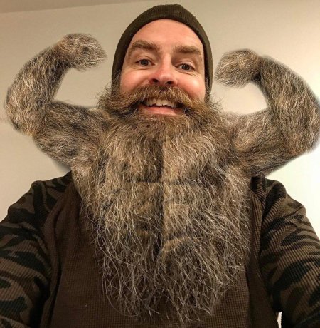 Прикольная борода