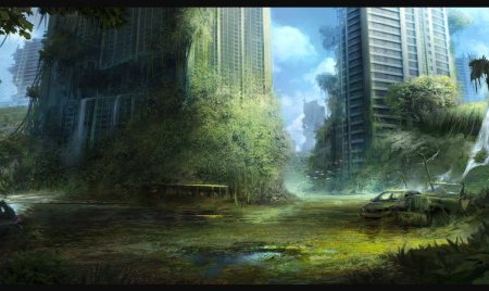 Постапокалипсис зеленый город