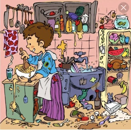 Карикатуры про беспорядок