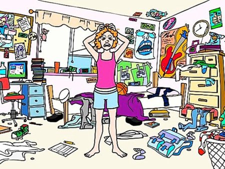 Мультяшный беспорядок