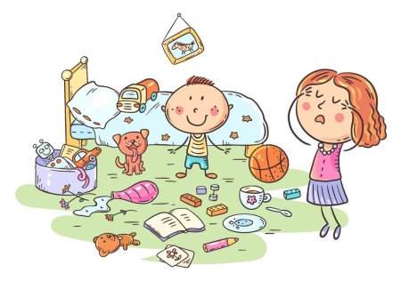 Разбросанные игрушки