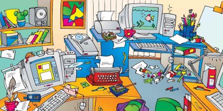 Беспорядок на рабочем месте