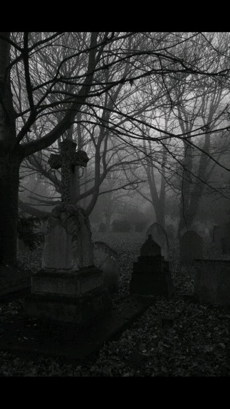 Мрачное кладбище
