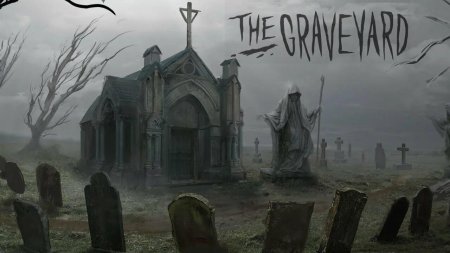 Готичное кладбище фэнтези арт