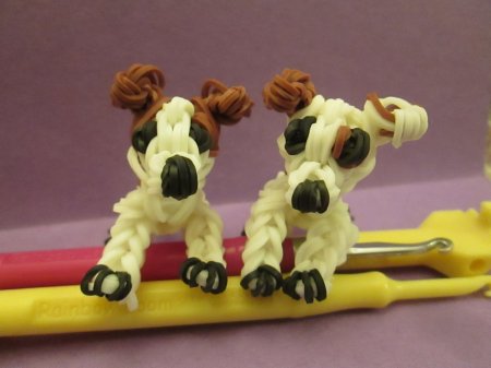 Собака из резинок