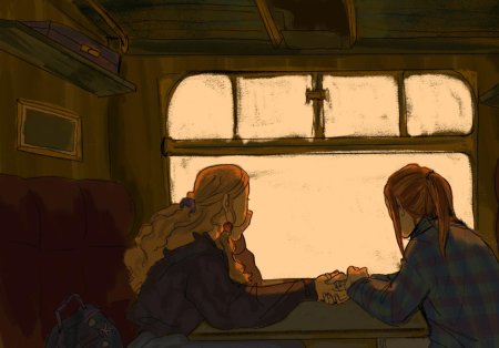 Джинни и Полумна арт