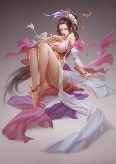 Художник Wang Xiao