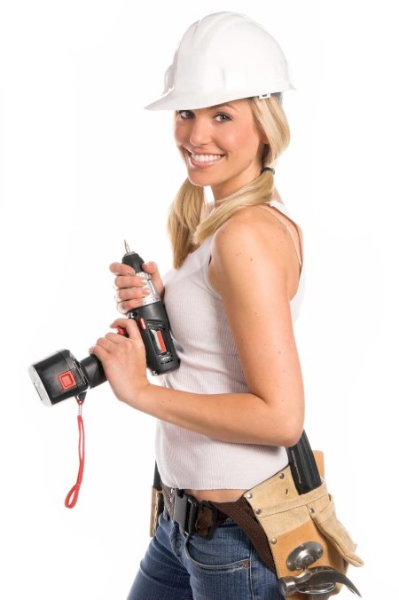 Девушка Строитель