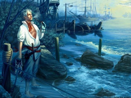 Капитан корабля арт фэнтези