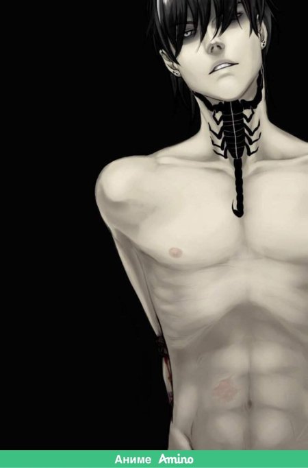 Мужчина в ошейнике арт