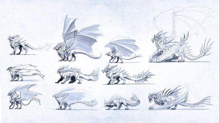 Дракон альбинос виверна