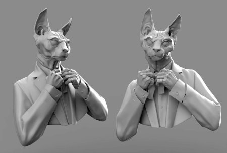 Sphynx Cat Cat 3 d модель