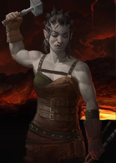 Орк кузнец арт