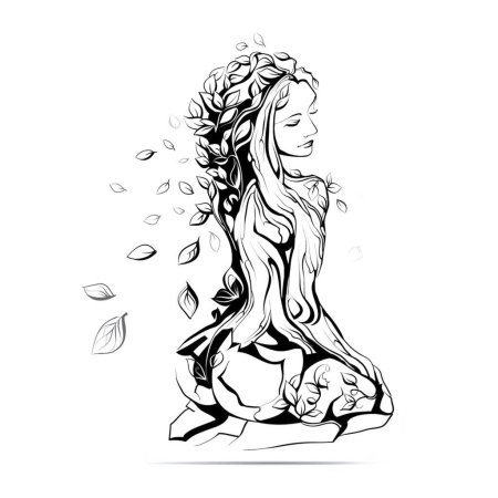 Стилизация девушки