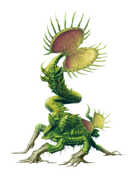 Венерина мухоловка арт монстр