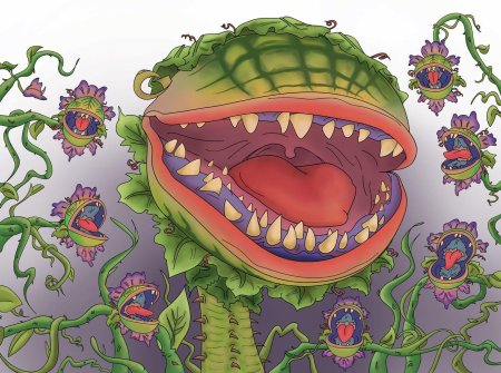 Little shop of Horrors рисунок