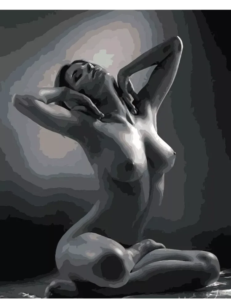 Красивое голое женское тело